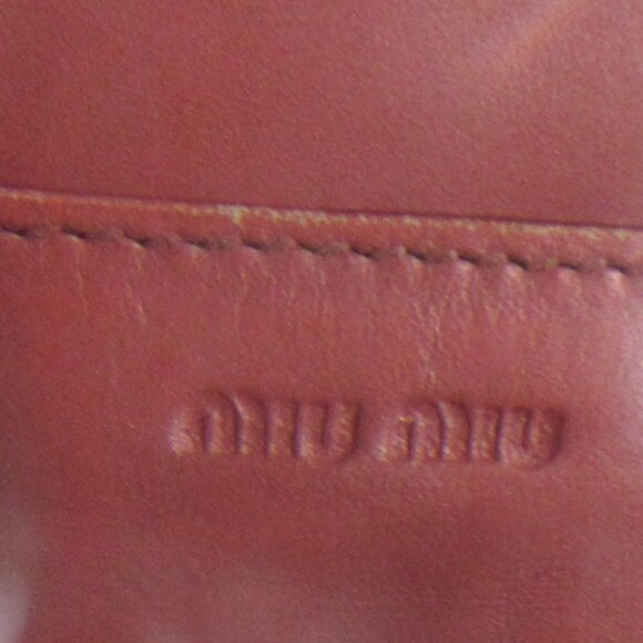 MIU MIU by PRADA  LONG CROC EMBOSSED WALLET, USED BUT WELL CARED FOR - Picture 12 of 14